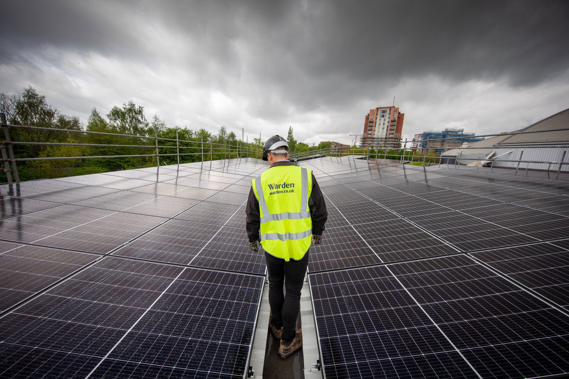 National Cycling Centre Car Port Mounted Solar